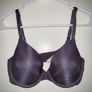 Victoria’s Secret Glittery Bra, Purple, Size 34D